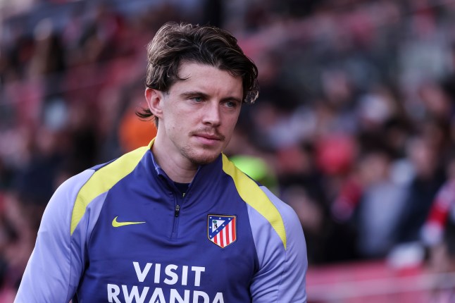 Chân dung Conor Gallagher trong trang phục Atletico Madrid.